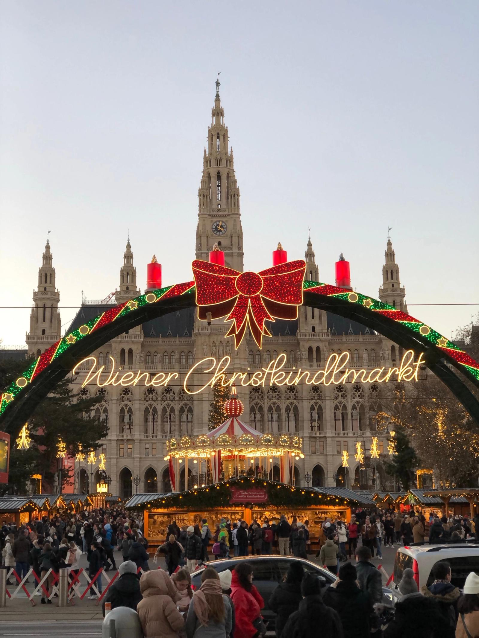 Christmas market in Vienna