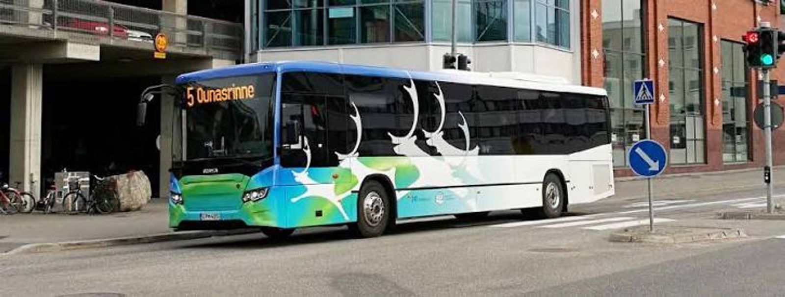 A Rovaniemi city bus