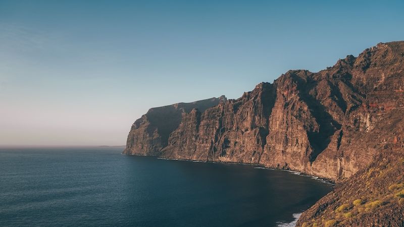 Atardecer en los acantilados de Los Gigantes