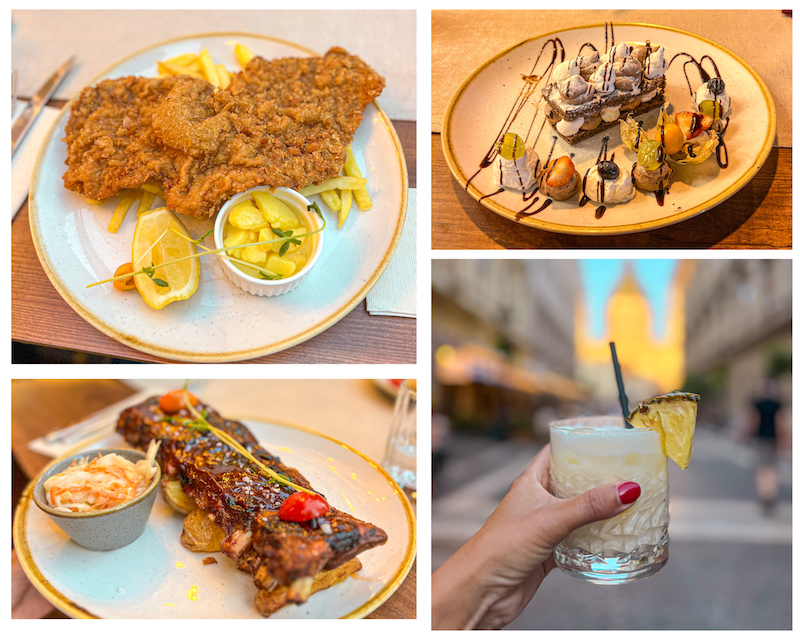 Restaurante Non lo So en el centro de Budapest