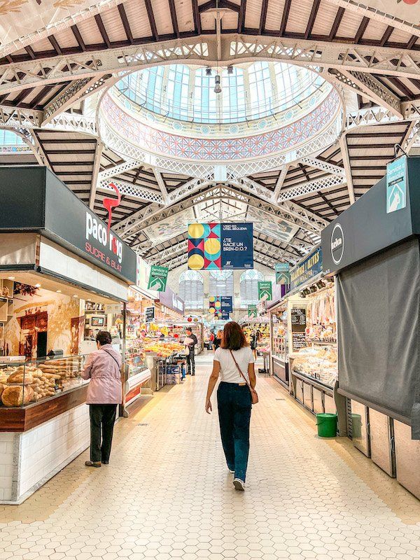 Recorriendo el Mercado Central de Valencia