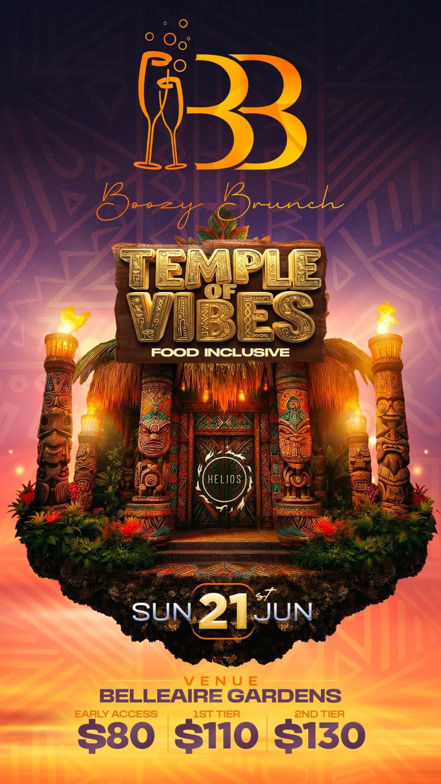 Boozy Brunch - Temple of Vibes