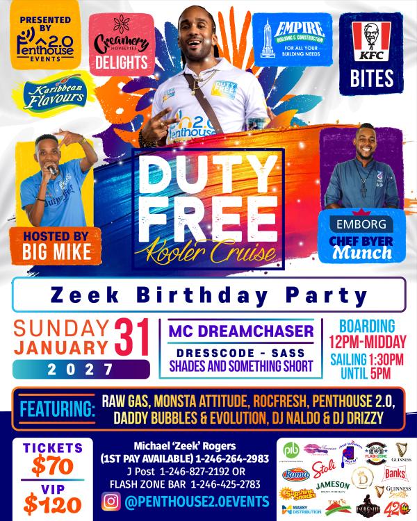 Duty Free Kooler Cruise - Zeek's Birthday Party