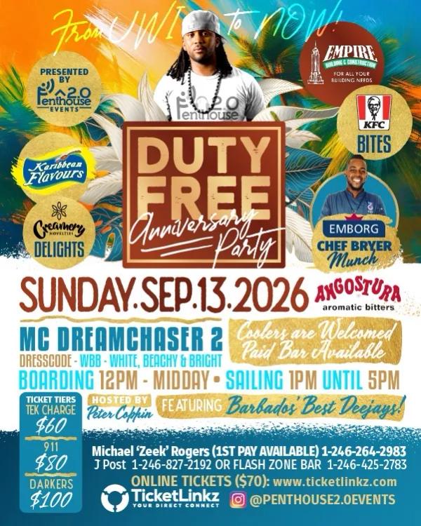 Duty Free Anniversary Party