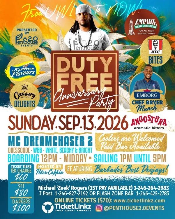 Duty Free Anniversary Party