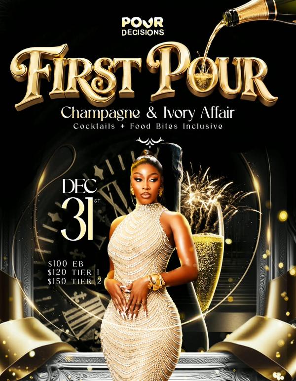 First Pour: Champagne & Ivory Affair