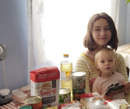 Черговий пакунок харчів для осіб, які постраждали від війни