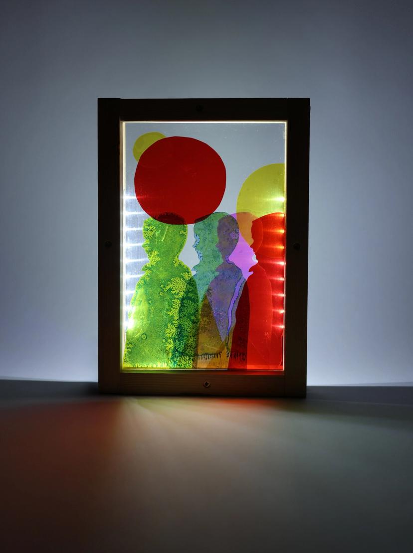 Oneness — Five-piece collage series, 2025 (3)