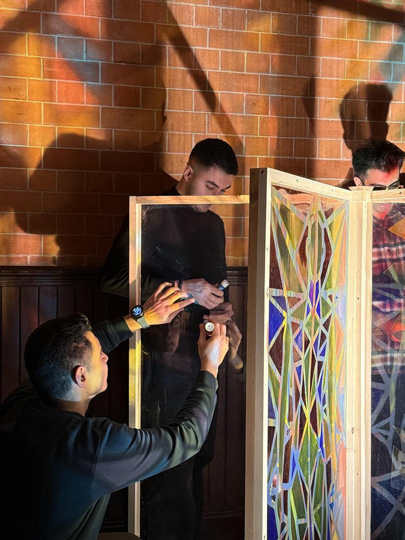 Light-Based Participatory — School of Art Atrium, BCU, 2024 (3)