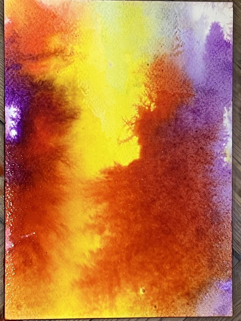 Acrylic Inks & Movement — University Workshop, 2025 (1)