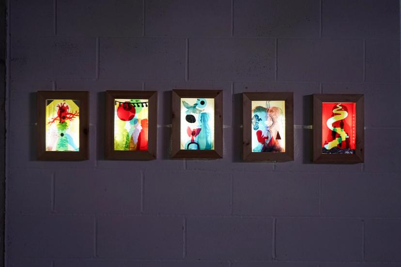 Oneness — Five-piece collage series, 2025 (6)