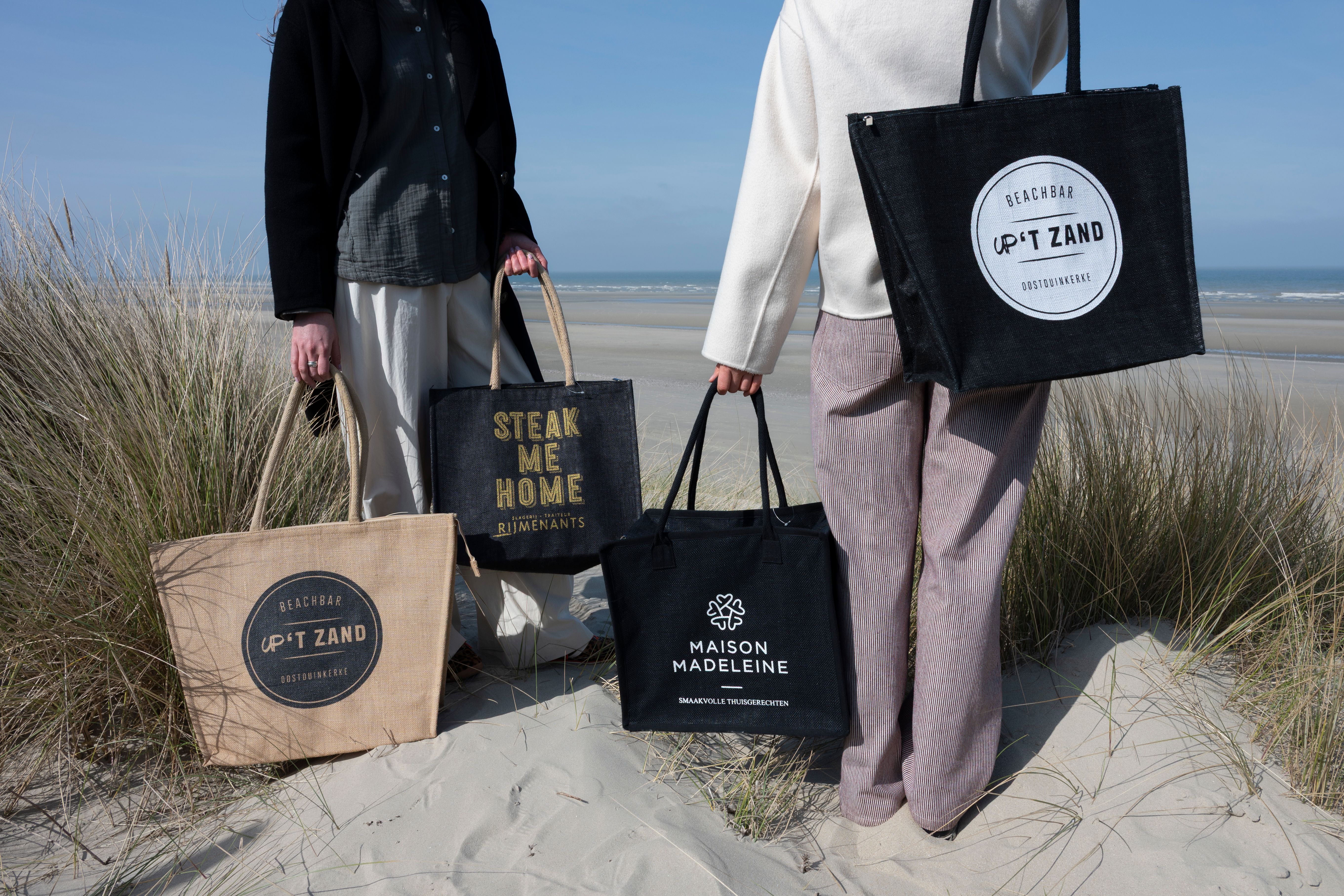 organic jute coolbags 