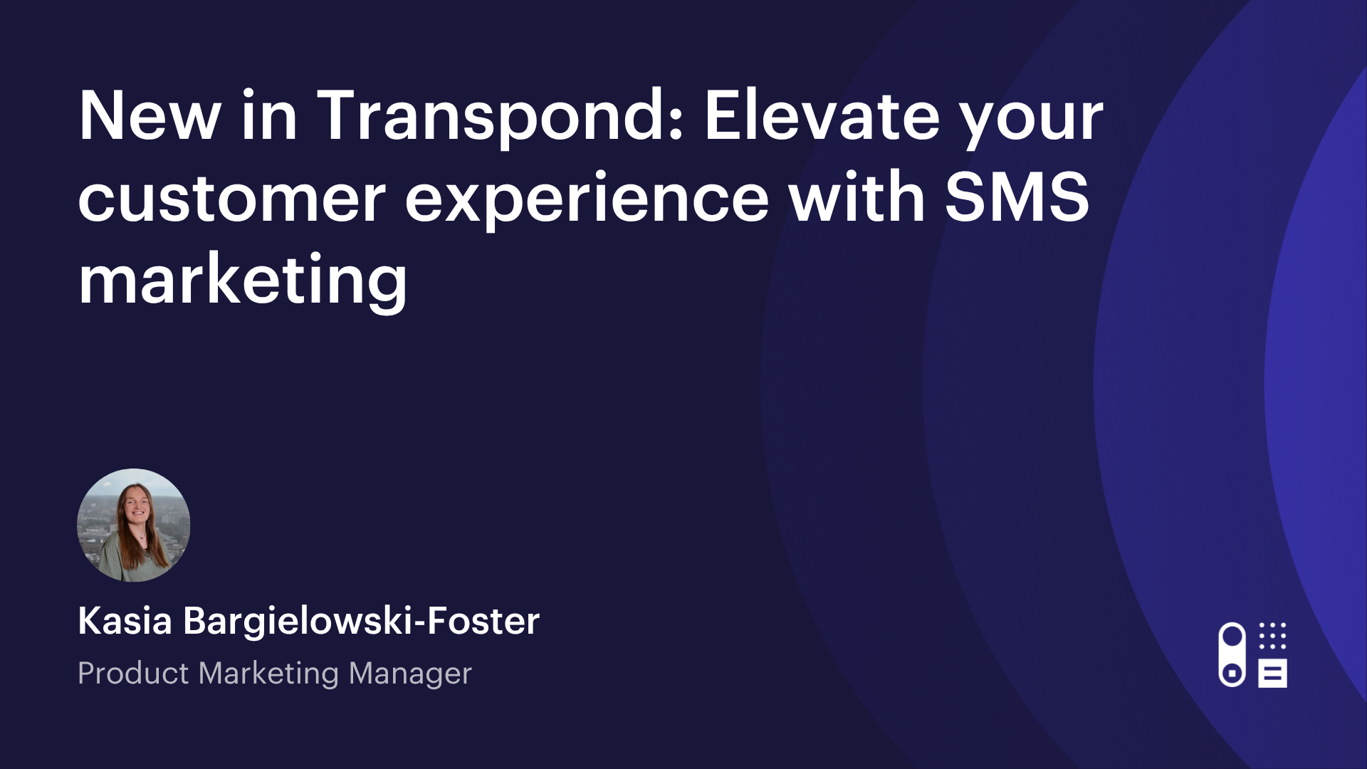 SMS messaging in Transpond.