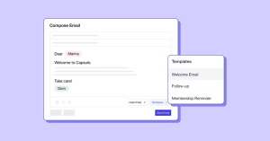 Wave goodbye to writing repetitive emails - say hello to email templates