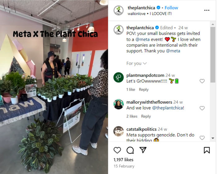 a screenshot of a the plant chica event