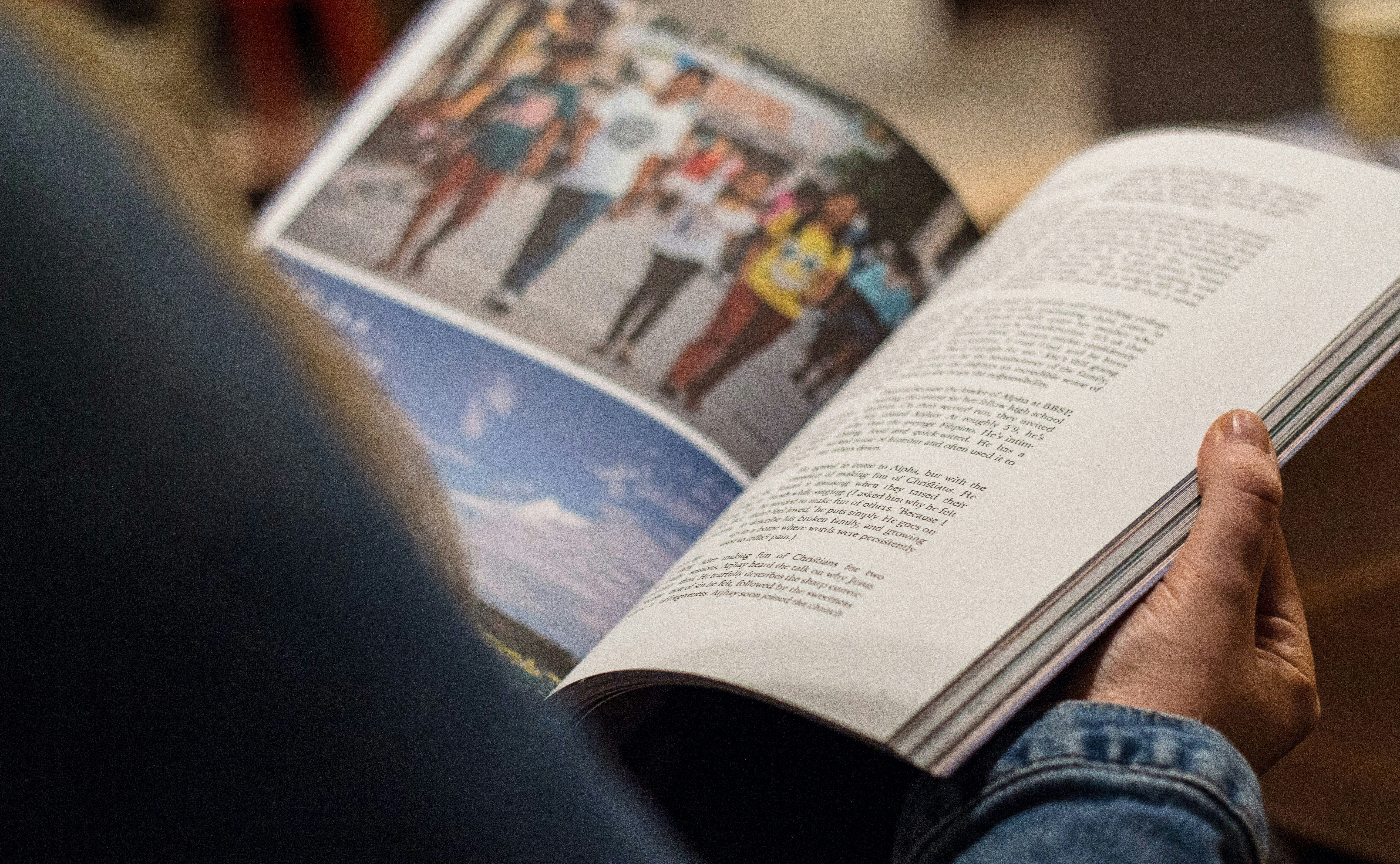 a large brochure
