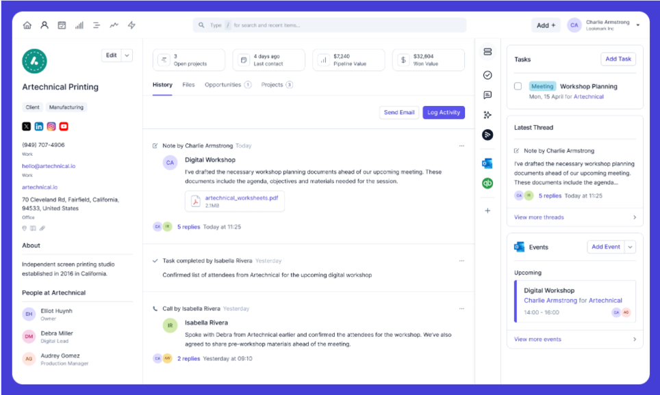 a screenshot of a capsule account