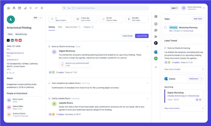 a screenshot of a capsule account