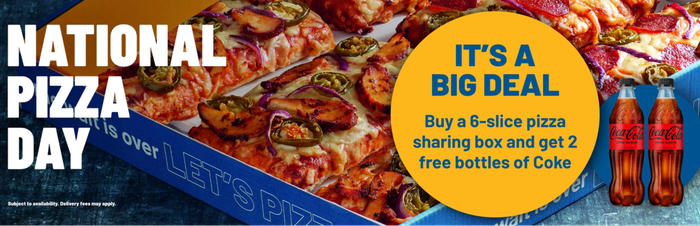 Greggs Uber Eats National Pizza Day promo
