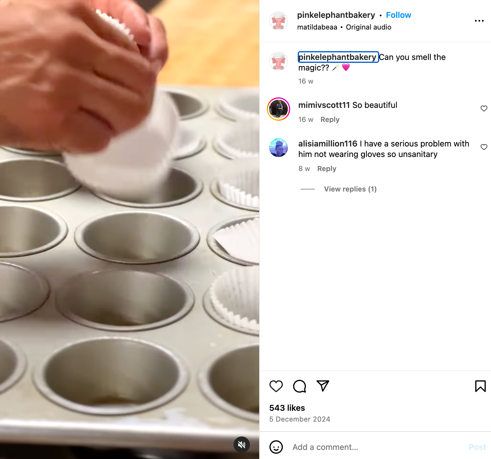 pinkelephantbakery social media post 