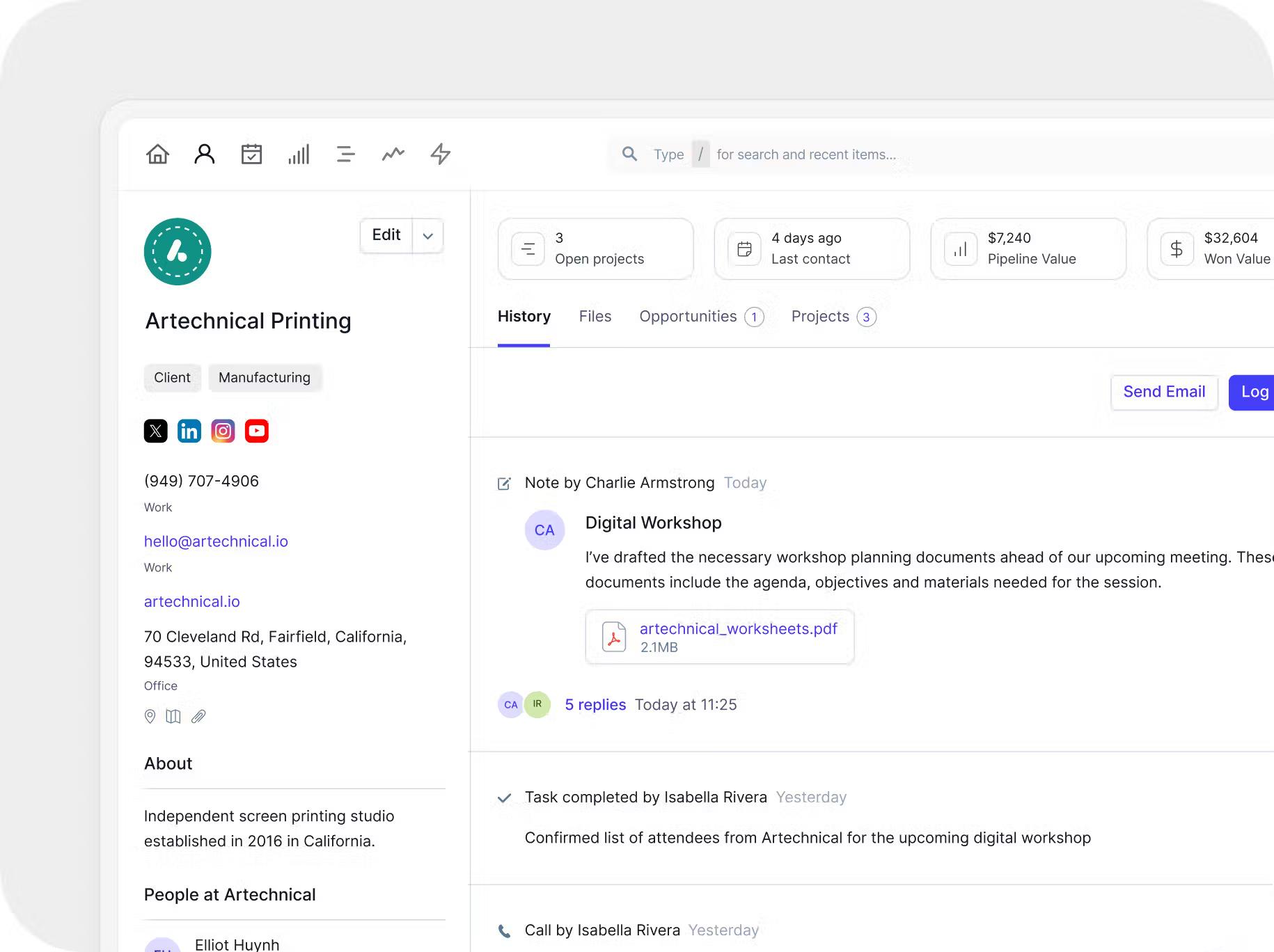 30% off Capsule CRM for Los Angeles Small Business Expo attendees