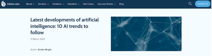 InData Labs industry updates