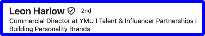 leon harlow is the 2nd commercial director at ymu talent & influencer partnerships building personality brands