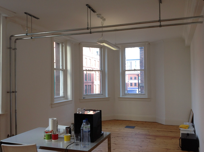 Capsule's first office kitchen