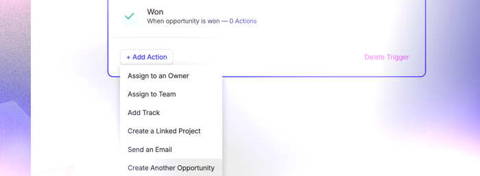 a screenshot shows more actions you can add to your workflow automations