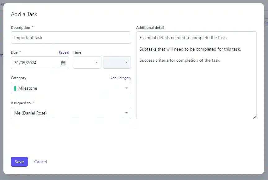 automatización de la gestión de tareas