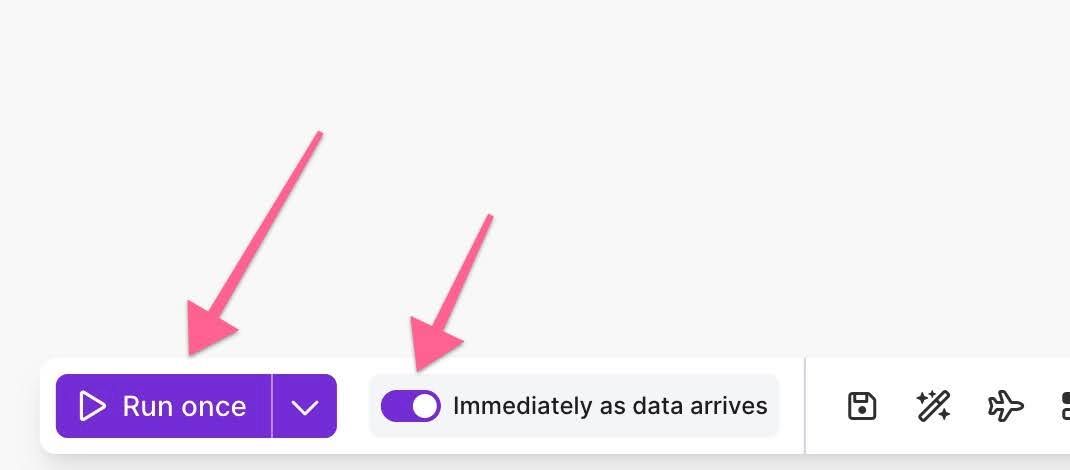 test buttons highlighted in mailerlite scenario