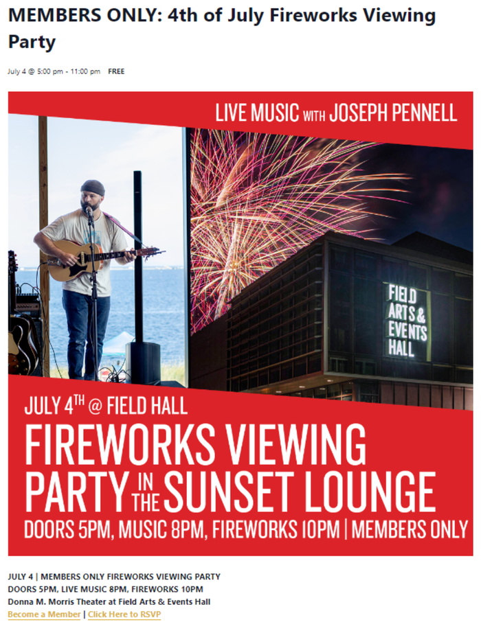 4th of July community event