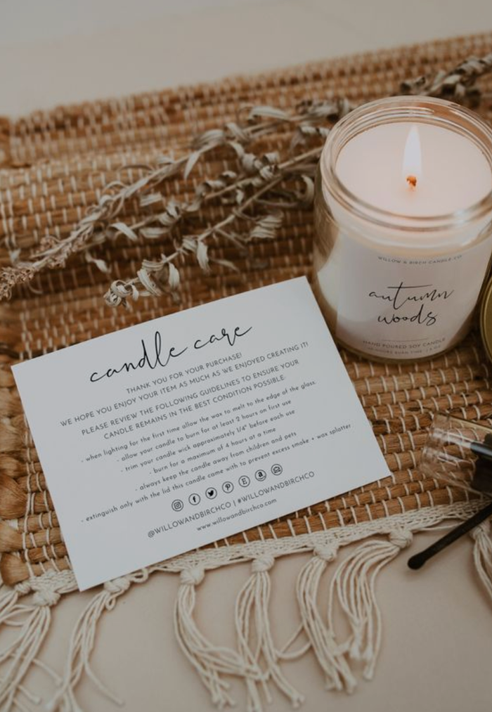package insert thank you note