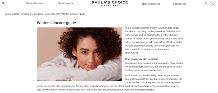 Paula's choice skincare guide