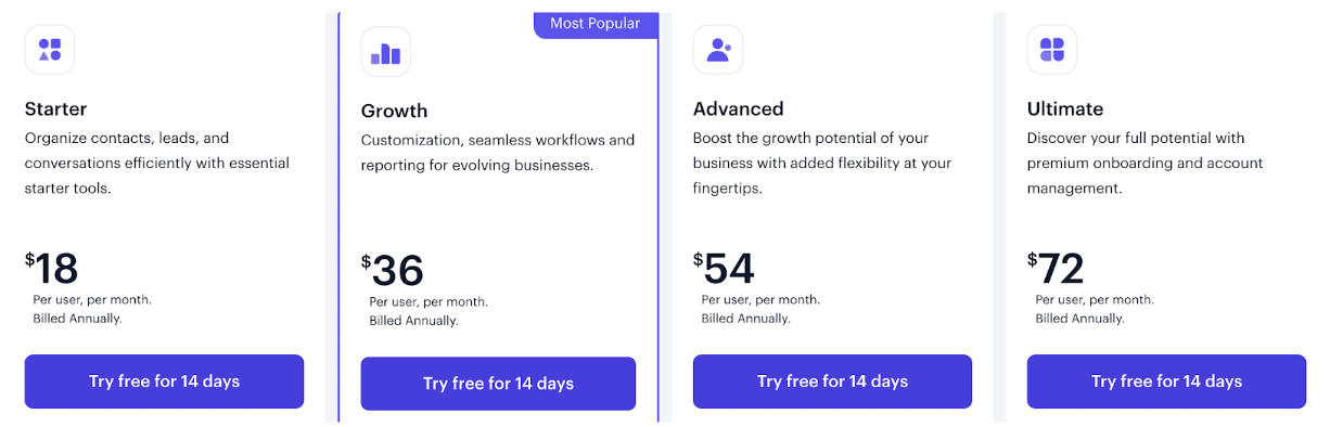 Capsule's pricing plans