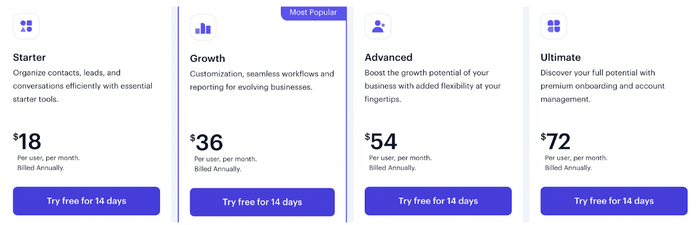 Capsule's pricing plans