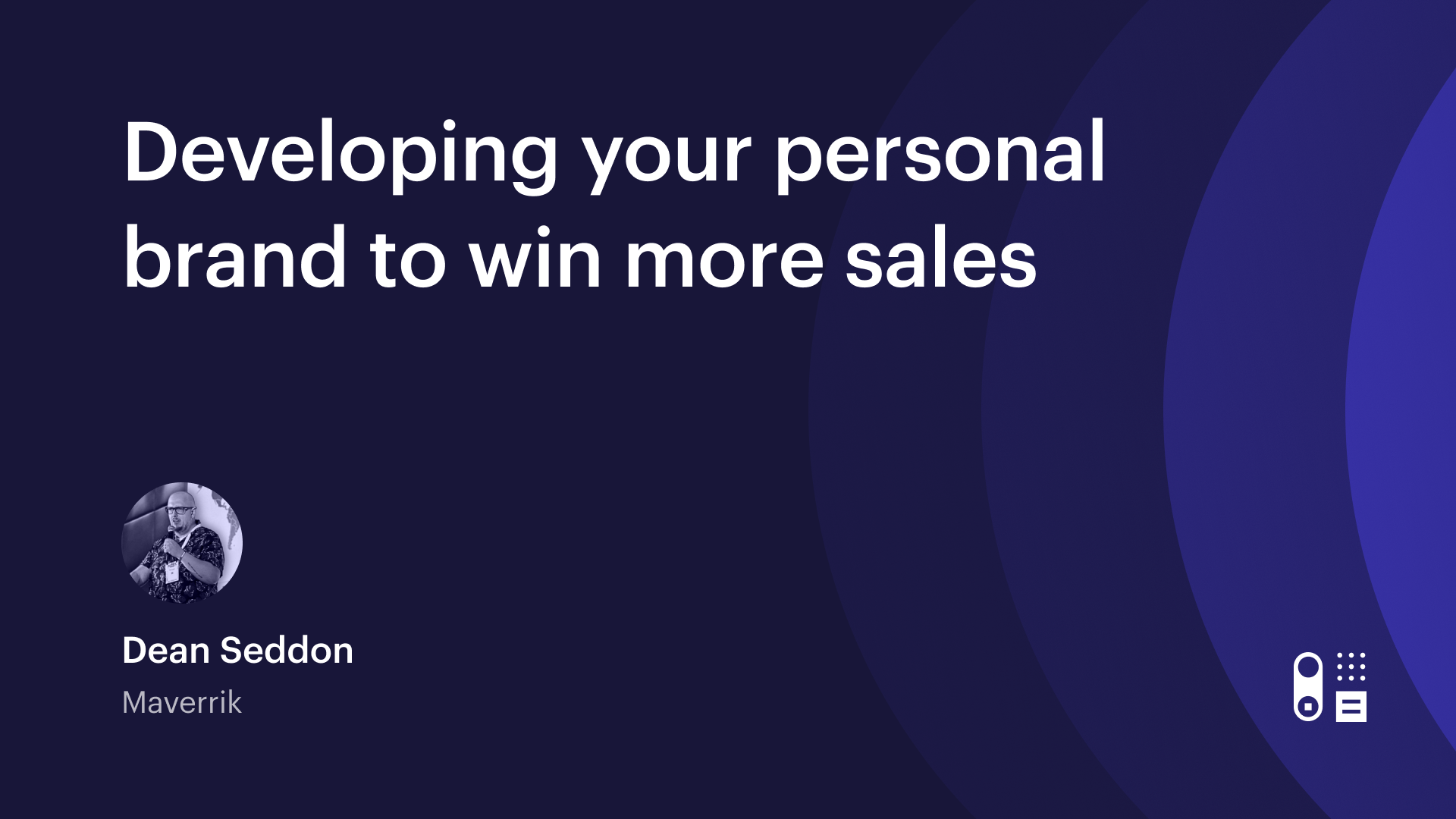 Webinar: Developing your personal brand to win more sales