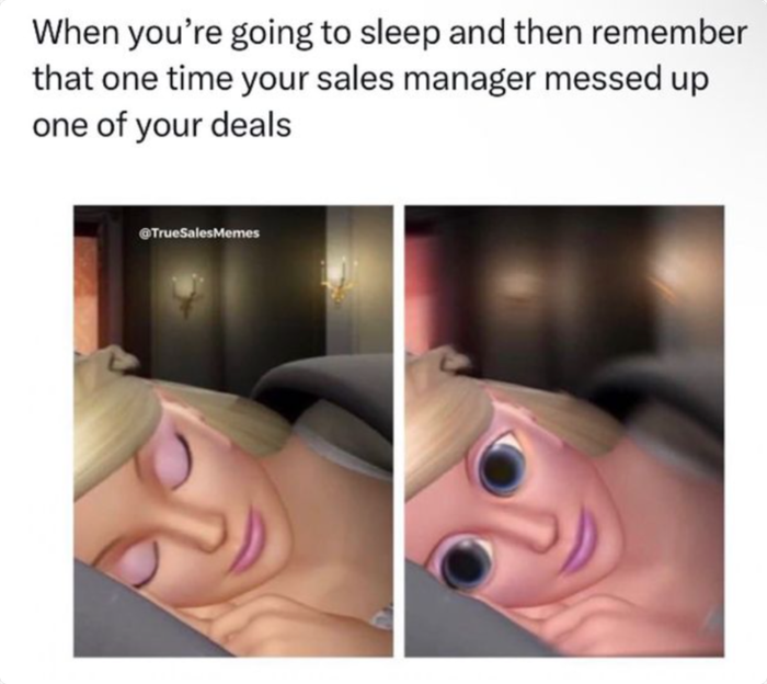 when you 're going to sleep and then remember that one time your sales manager messed up one of your deals