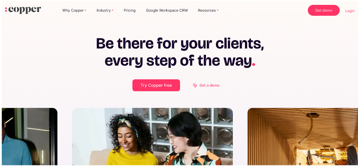 Copper homepage