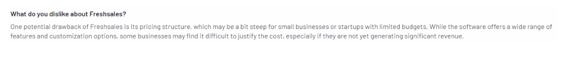 Freshsales review