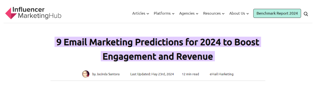 Influencer marketing trend predictions