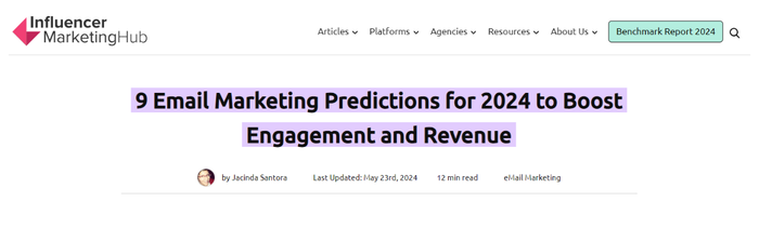 Influencer marketing trend predictions