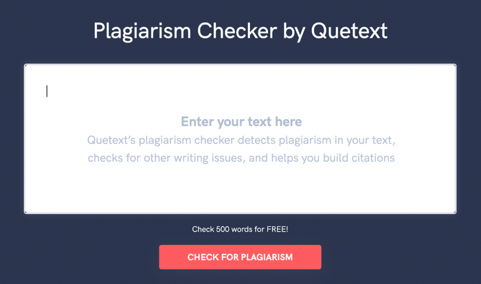 Quetext demo