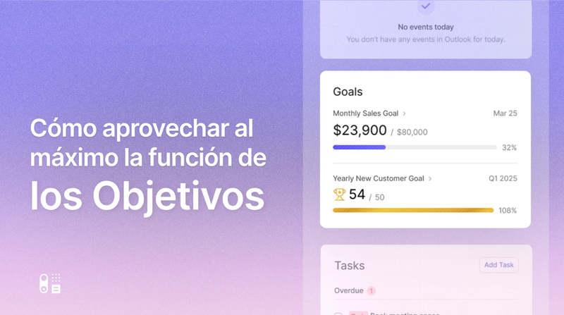 Cómo aprovechar al máximo la función de Objetivos de Capsule