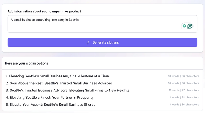 Adding information about your campaign or product.