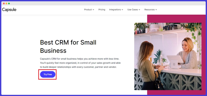 Capsule website.