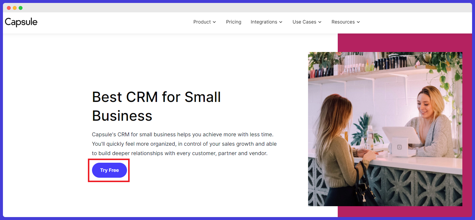 Capsule website.