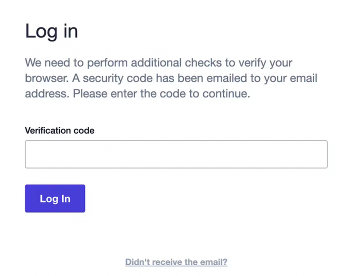 a log in page that says we need to perform additional checks to verify your browser .
