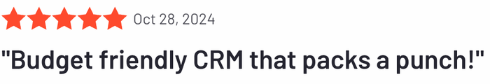 Capsule CRM's review.