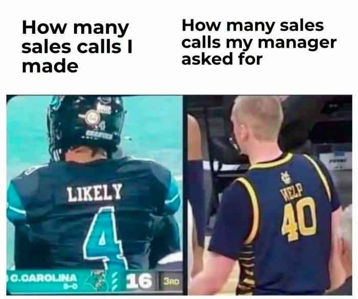 sales calls meme